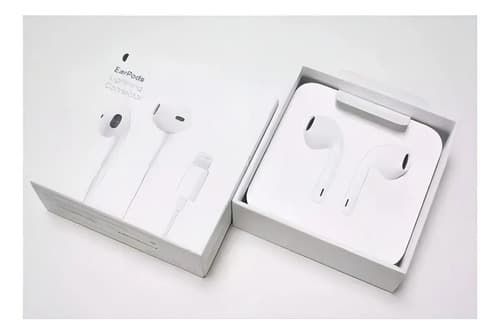 Fone De Ouvido Lightning Genuino Para iPhone 11 12 Pro 7+ . Cor Branco - 3