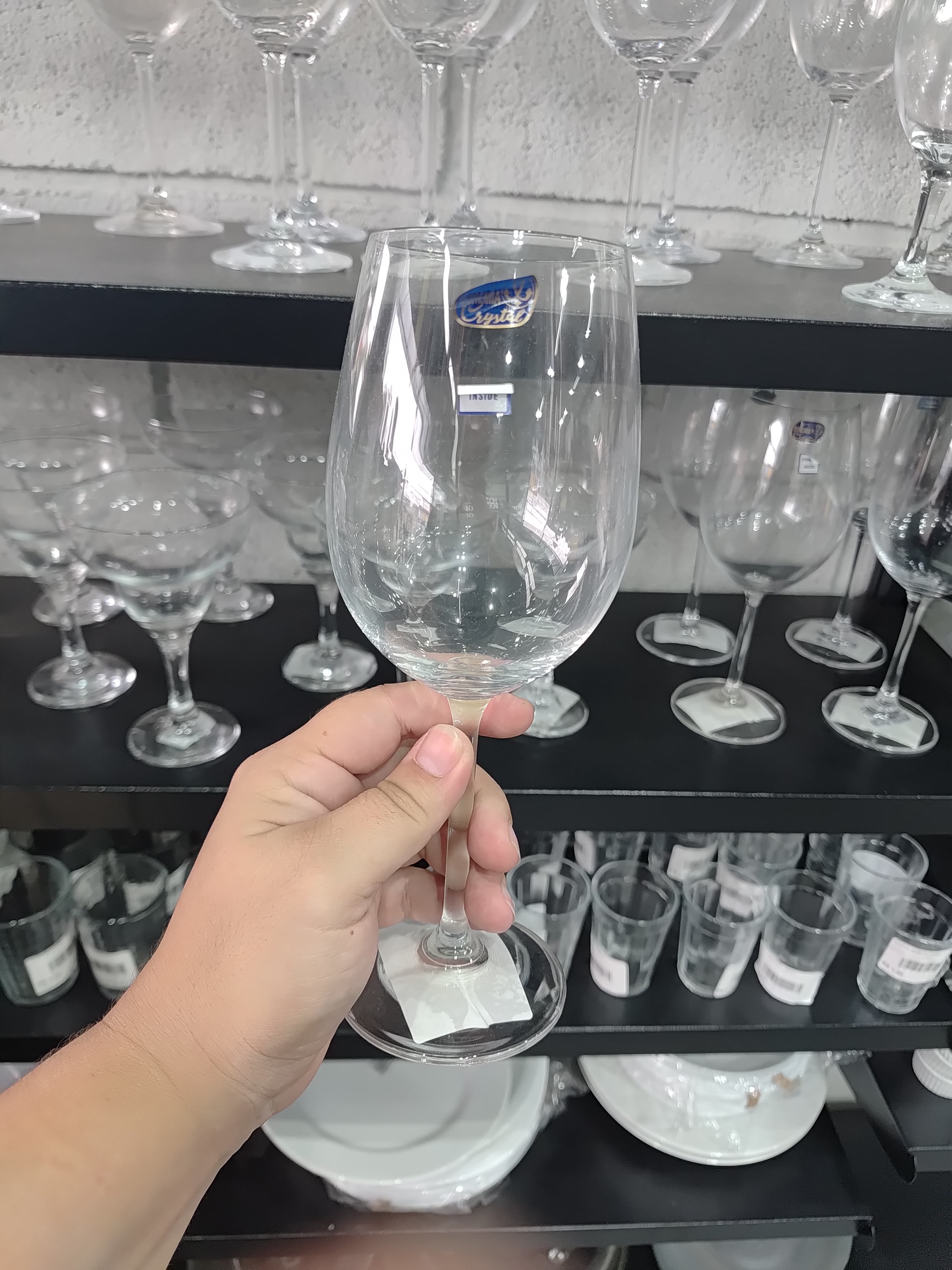 Taça Bohemia Cristal Eco Titanium Vinho Branco 350ml Cor Transparente - 1
